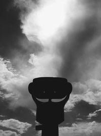 Low angle view of cloudy sky