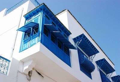 Low angle view of modern building