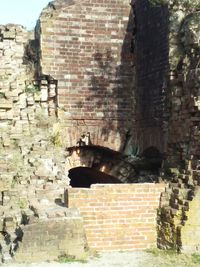 View of old ruin building