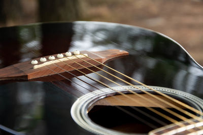 Close-up of guitar