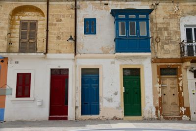 Facade of old building