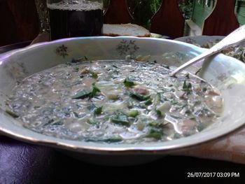 Close-up of pasta in bowl