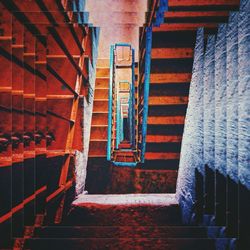 Low angle view of staircase