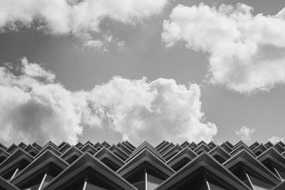 Low angle view of building against sky