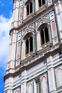 Low angle view of historical building against sky