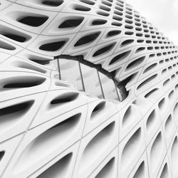 Low angle view of modern building