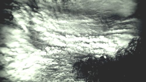 Cloudscape against cloudy sky