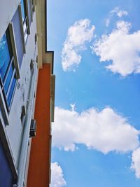 Low angle view of buildings against sky