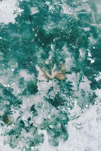 Full frame shot of frozen sea