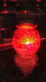 Close-up of red rose