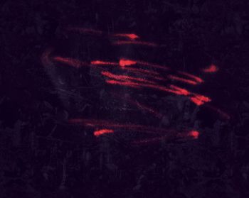 Close-up of fire at night