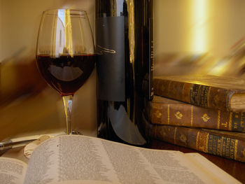 Wine bottle book