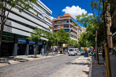 Street amidst buildings in city
