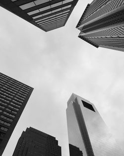 Low angle view of modern building