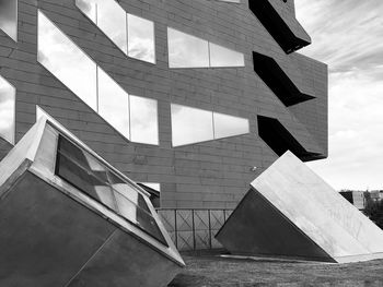 Low angle view of building against sky