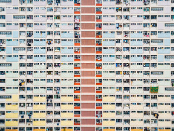 Full frame shot of apartment building