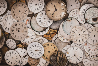 Full frame shot of clock