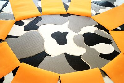 Full frame shot of yellow pattern