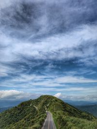 Panoramic view of road against sky