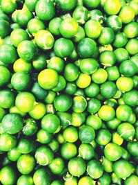 Full frame shot of green apples