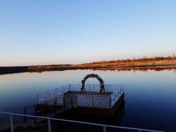 Gate, on a river