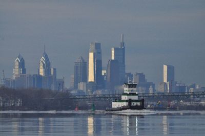 View of city at waterfront