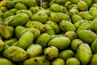 Full frame shot of fruits at market