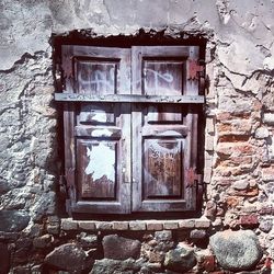 Window of old house