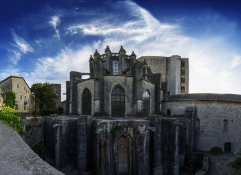 Low angle view of old building