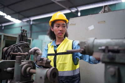 Man working at factory