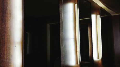 Interior of illuminated building