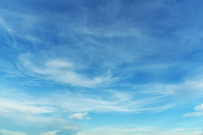 Low angle view of clouds in sky