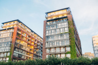 Low angle view of building against sky