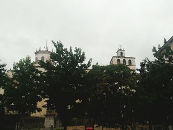 Low angle view of church against sky