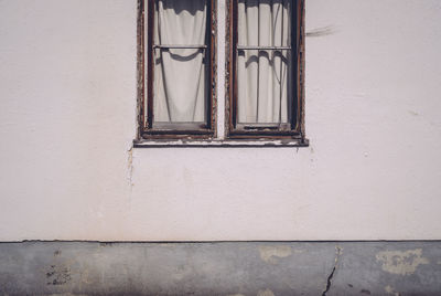 Close-up of window