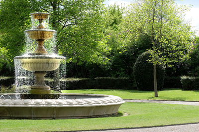 Fountain in park