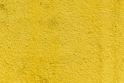 Full frame shot of yellow wall