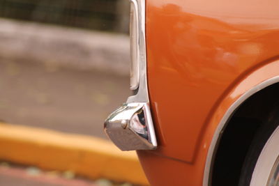 Close-up of car