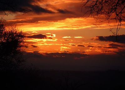 Scenic view of sunset sky