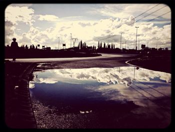 Scenic view of cloudy sky