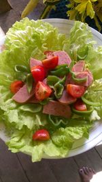 Close-up of salad