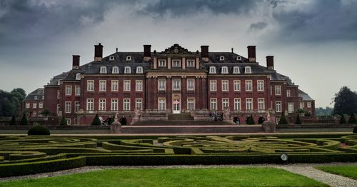 View of building against cloudy sky