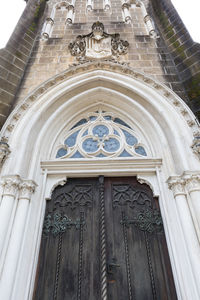 Low angle view of ornate building