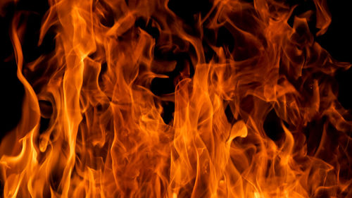 Close-up of fire