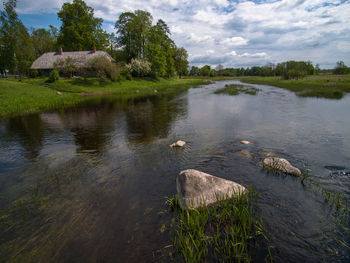 Scenic view of landscape against sky