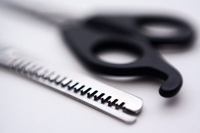 High angle view of eyeglasses on table