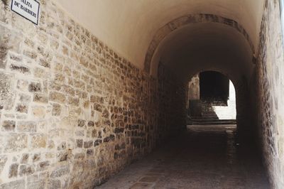 Interior of historic building