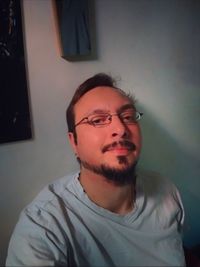 Portrait of mid adult man