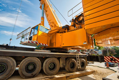 View of construction site against sky