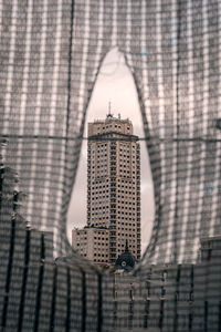 Low angle view of modern building
